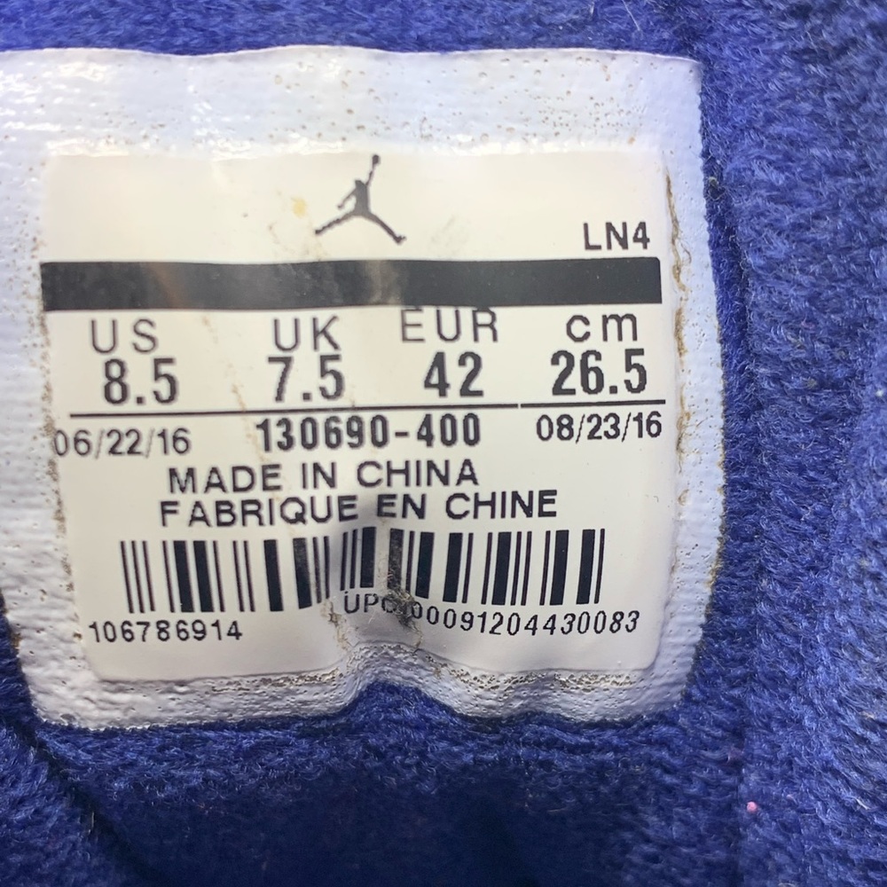 Air Jordan Retro 12 Deep Royal - Picture 7 of 7